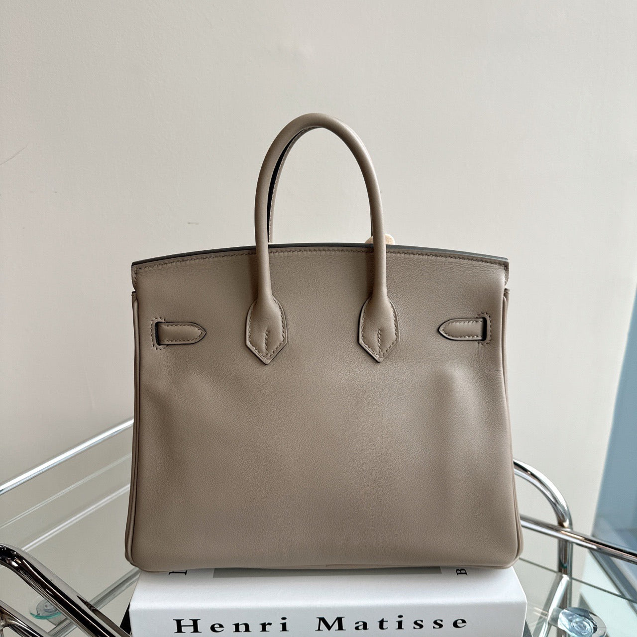 Hermes Birkin 25 Gris Tourterelle Stamp A